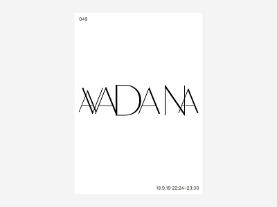 049 / 18.9.19 avadana poster