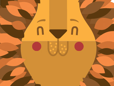 Lion WIP animal character colours cute lion vector