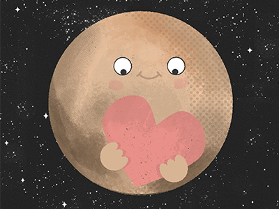 Pluto by Aaron Miller on Dribbble