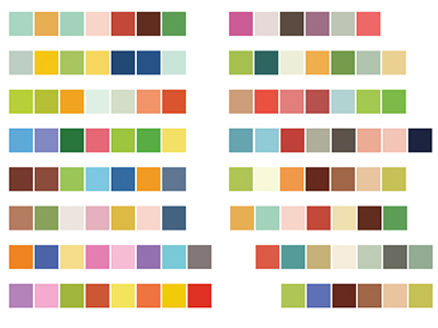 Colour Palette by Aaron Miller on Dribbble