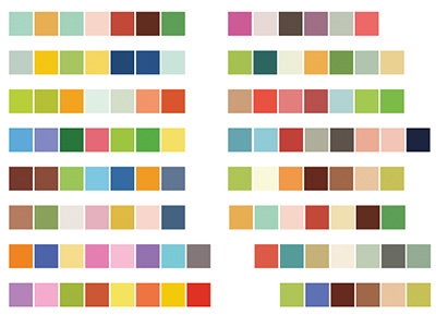 Colour Palette color colours research swatches theory