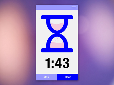 Daily UI – 014/100 days app countdown dailyui flat icon interface timer ui ux vector web