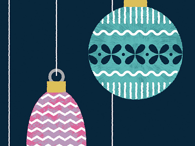 It's beginning to look a lot like Christmas bauble block card christmas colour design edges print rough texture