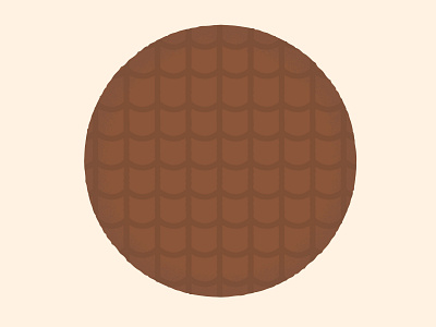 Daily Biscuit Challenge 12 biscuit chocolate digestive digital digitaldesign edges illustration rough sweet texture