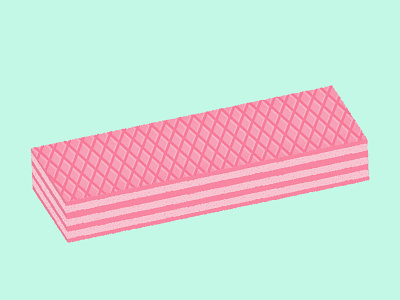 Daily Biscuit Challenge 15 biscuit color colour design digital illustration pinkwafer sweet treat