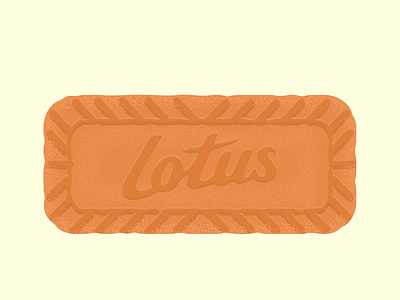 Daily Biscuit Challenge 28 biscuit colour dailyinspiration design digital illustration lotus rough texture vector