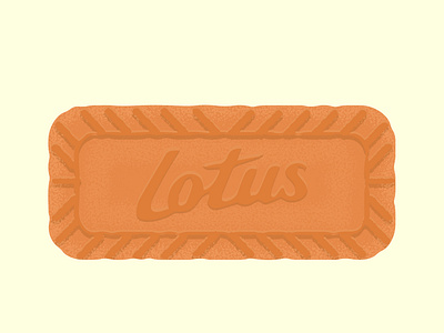 Daily Biscuit Challenge 28 biscuit colour dailyinspiration design digital illustration lotus rough texture vector