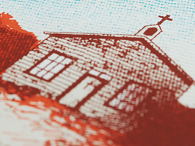 April Gigposter 2 avett brothers church couple limited edition love photograph screenprint spring teaser