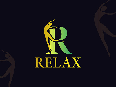 Relax minimal logo design