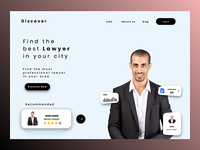 Find the local lawyer webiste illustrator lawyer sketch ui ux ui design website
