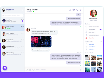 Dmessenger Desktop design desktop app message app messenger ui