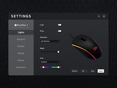 Daily UI - Settings