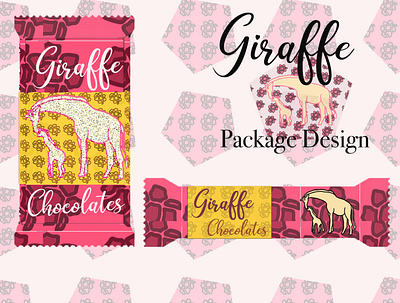 Giraffe Package Design berries berrychocolate chocolate giraffe milkchocolate nuts package design package designer packagedesign truffles