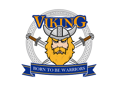 viking logo graphic design illustration illustrator logo design scandinavian vector viking viking logo vikings warrior