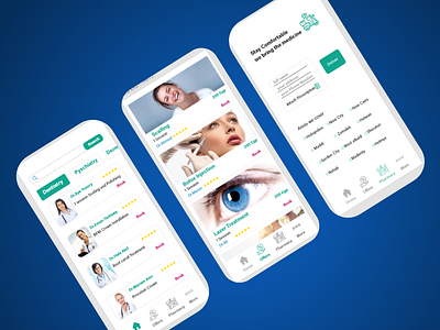 Doctor Booking App app design designer mobile mobile app design ui ui designer ux ux designer web