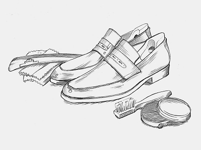 Shoes fashion illustration menswear shoes sketch