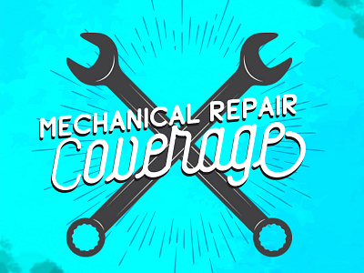 Mechanical Repair Coverage insurance mechanic retro vintage