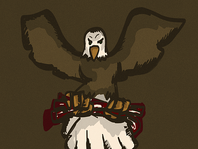 Eagle Illustration - WIP eagle illustration logo wip work in progress