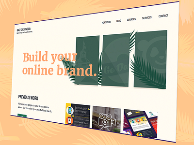 Baez Creative Website Update landing page rebrand web design website wordpress