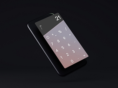 Daily UI Challenge – Day #4: Calculator adobe xd calculator daily ui challenge dailyui 004 envato elements made with adobe xd photoshop product design screen design ui ux