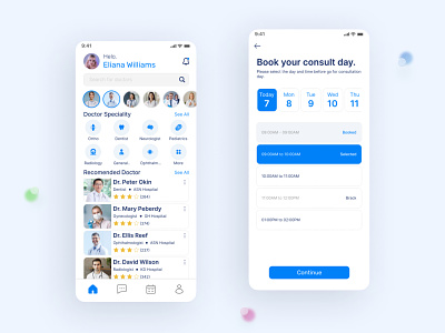Doctor Appointment App UI