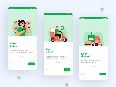 Food App Onboarding Screen