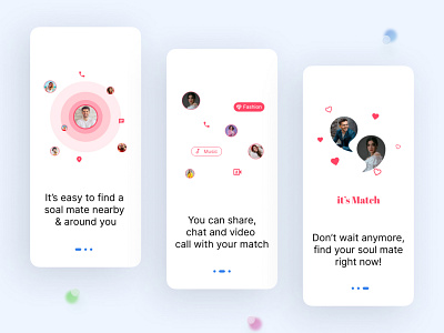 Dating app Onboarding UI