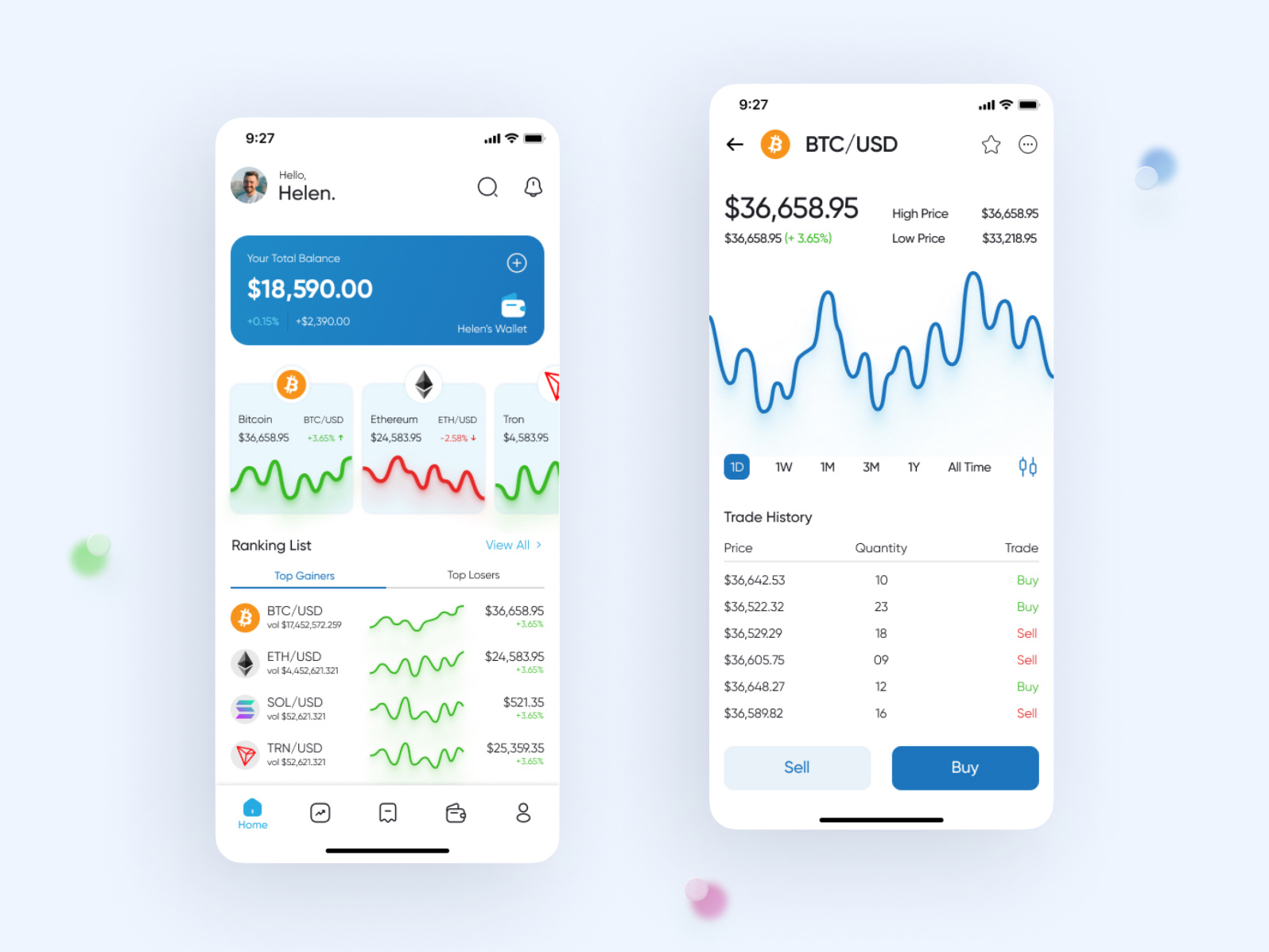 Crypto App Ui By Akash Bhadani On Dribbble