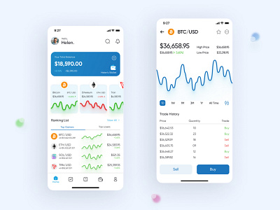 Crypto App UI