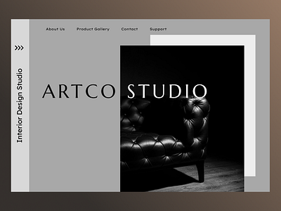 Artco Studio - Web Design branding interiordesign monochromatic uidesign webdesign webdesigner