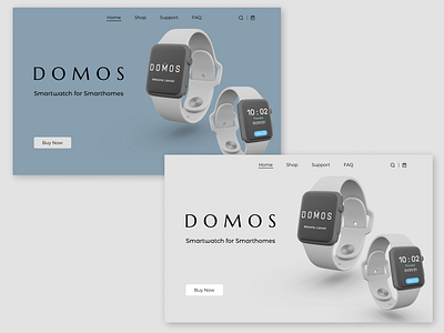 Domos - Smartwatches appdesign productdesign productdesigner uidesign uiux designer uiuxdesign webdesign website concept