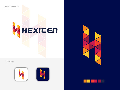 Hexiten modern app awesome design awesome modern logo beautiful modern icon branding design icon illustrator logo modern icon modern logo new logo design new modern icon nice modern logo