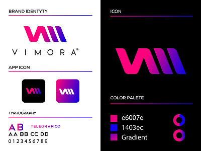 VIMORA Modern logo design