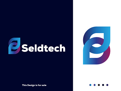 Seldtech Modern tech logo