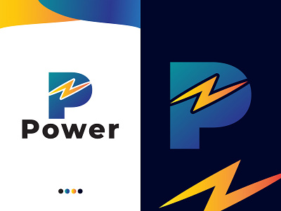 Power Modern Logo. app awesome design awesome modern logo branding design graphic design icon illustration logo new modern icon power logo