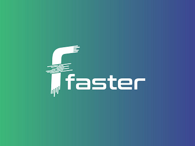 "faster" modern logo design app awesome design awesome modern logo branding design f graphic design icon illustration logo new modern icon