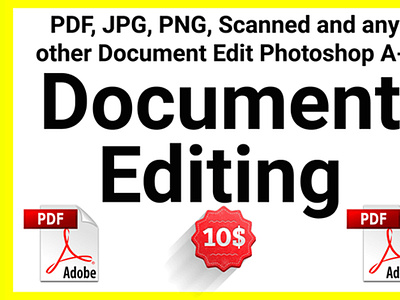 Document Edit animation design logodesign photoedit photoeditor photoshop edit vector