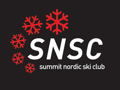 Summit Nordic Ski Club Logo clean club logo nordic ski snow snowflake
