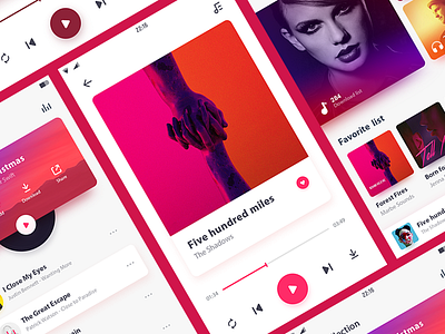 Music app app interface ui