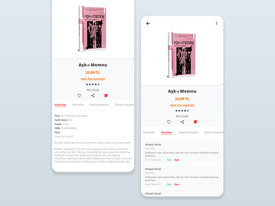 BookStore Mobile App UI Design