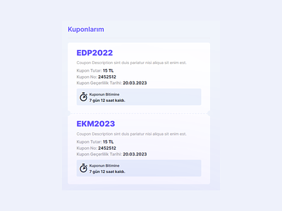 Edupick UI Ticket List Design