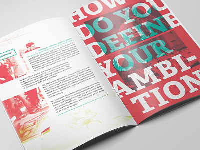 Pre College Brochure book brochure editorial layout print spread type typography