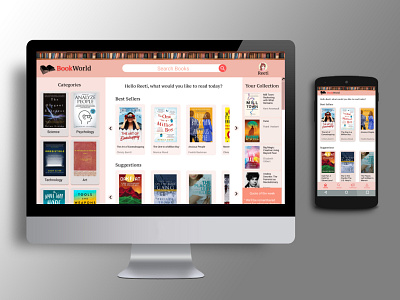 Book World app app design e commerce app ecommerce ui ux uidesign userinterface uxdesign webdesign website design