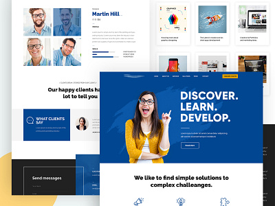 Homepage design creative dashboards design designers discover homepage illustration interface modern neat and clean popular ui website