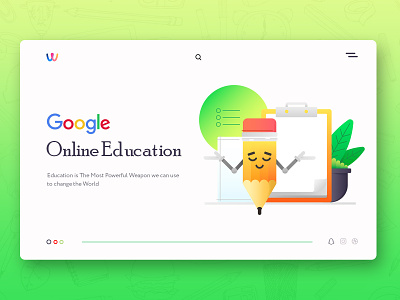 Education Landing page branding colorful creative creative agency design designers discover interface modern neat and clean website