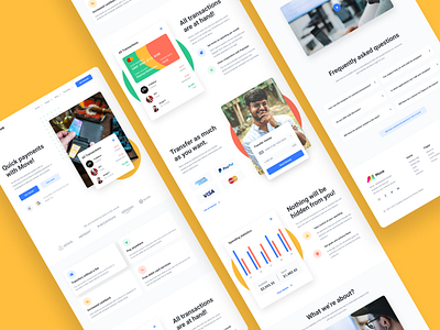 Payments App - Responsive website designed in Figma app design design figma payment app responsive ui ui ux ux design web website website design