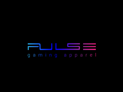 Pulse logo design apparel branding design game gradient illustration logo minimal modern vector