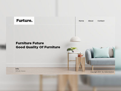 Furture (Funiture Future) black furniture future grey landingpage ui ui design uiux uxdesign website white