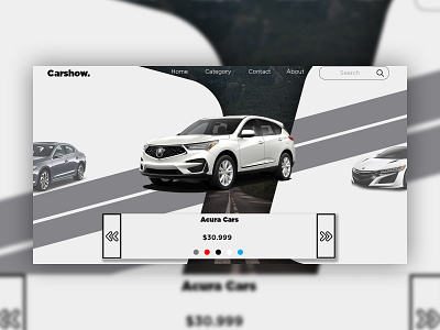 Carshow car car website rental showroom ui ui design uidesign uiux website websites