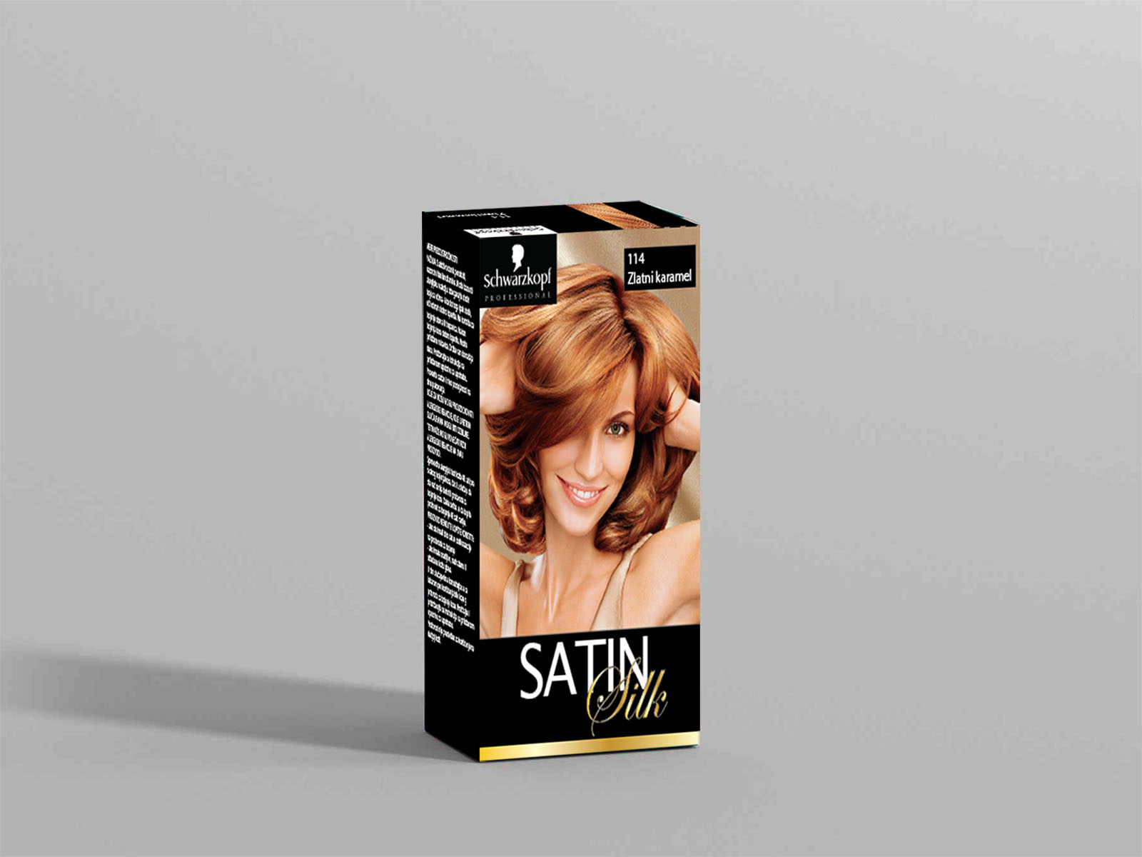 Packaging design for satin silk hair dye. by Natasa Ilic on Dribbble